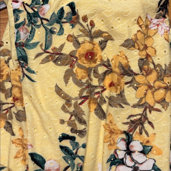 London Times Floral Yellow Dress - Picture 3 of 9